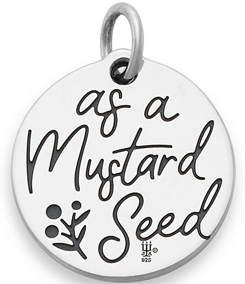 James Avery Sterling Silver Faith as Small as a Mustard Seed Charm