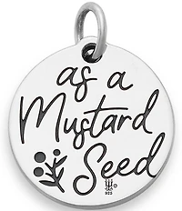 James Avery Sterling Silver Faith as Small as a Mustard Seed Charm
