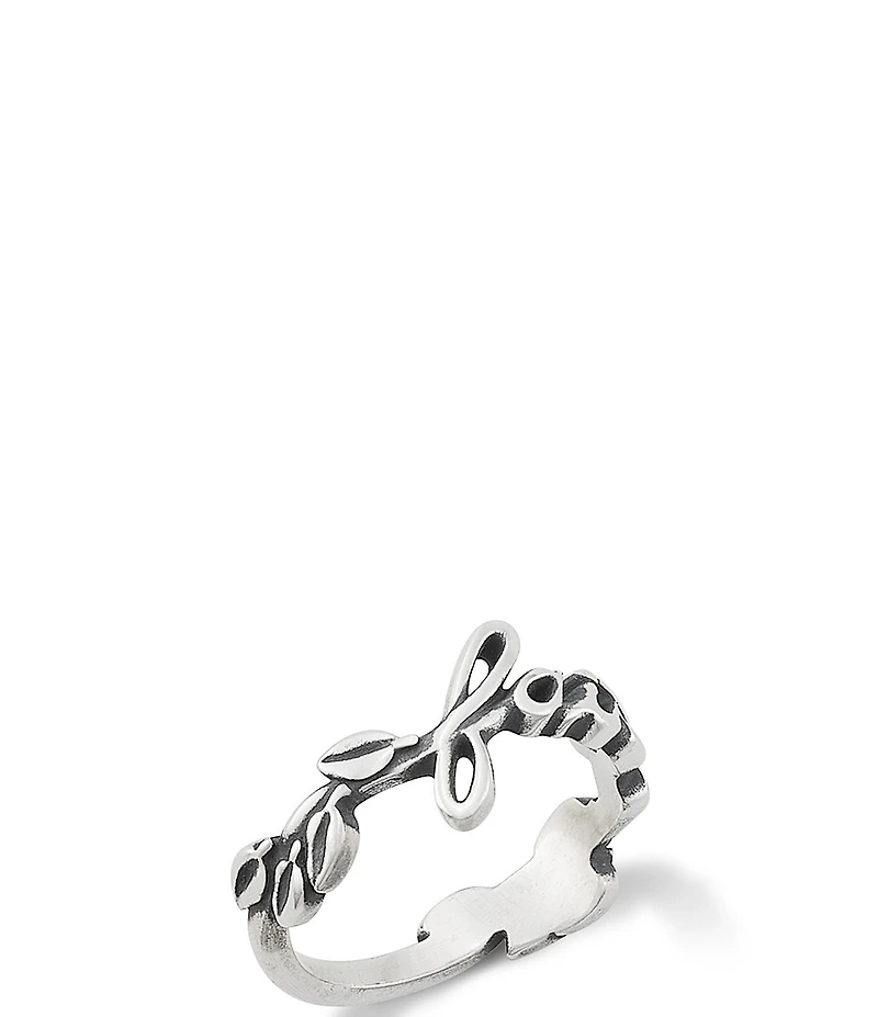 James Avery Sterling Silver Faith Ring