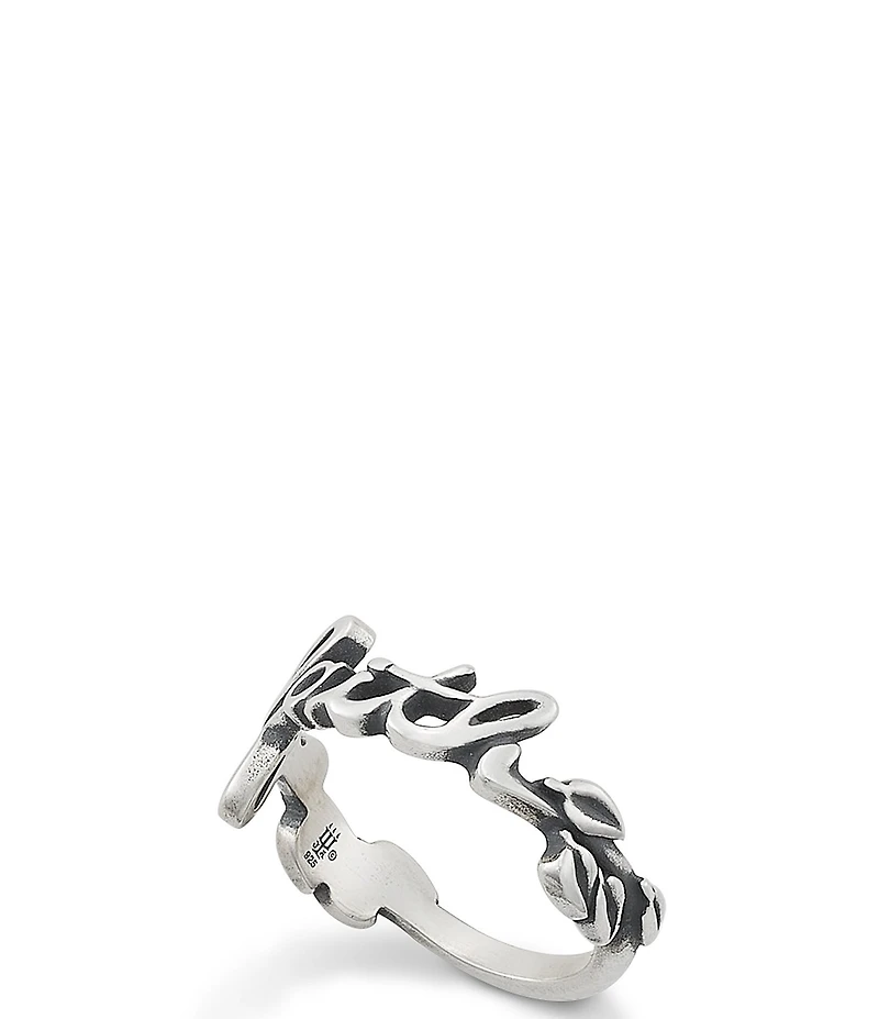 James Avery Sterling Silver Faith Ring