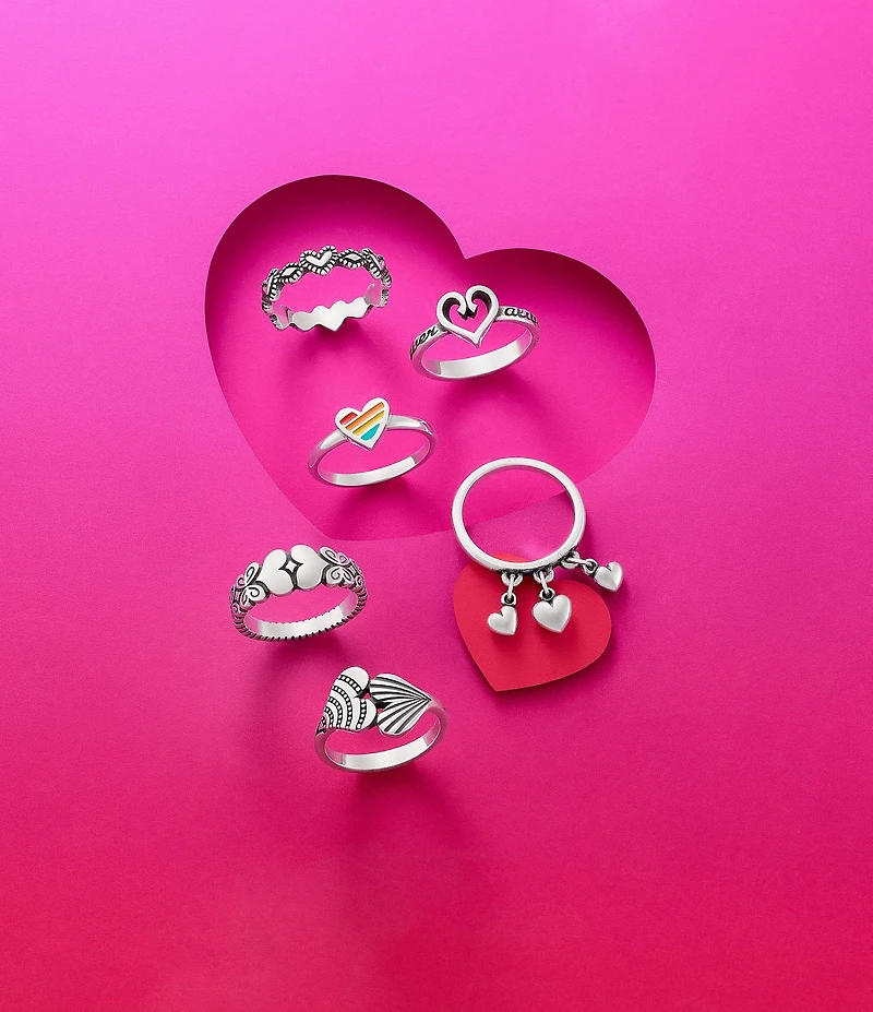 James Avery Sterling Silver Forever and Always Heart Ring