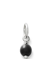 James Avery Sterling Silver Glass Bead Enhancer Charm