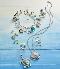 James Avery Sterling Silver Glass Bead Enhancer Charm