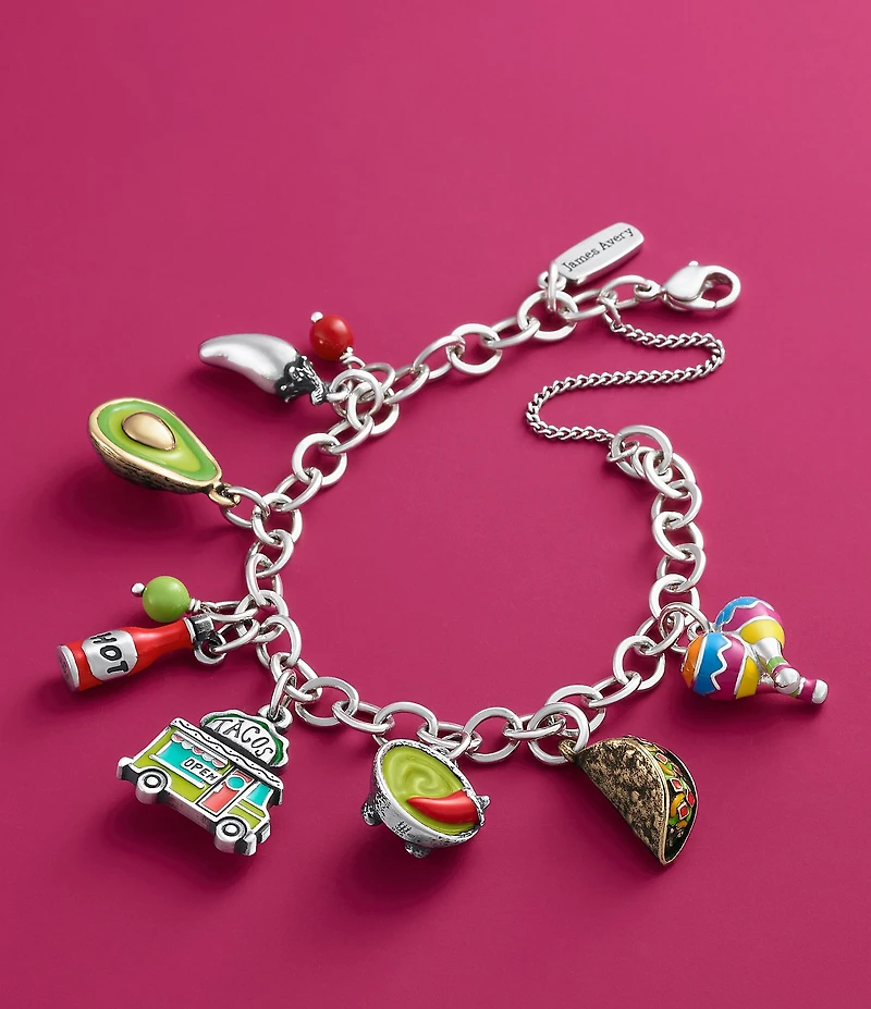 James Avery Sterling Silver Glass Bead Enhancer Charm