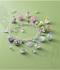 James Avery Sterling Silver Glass Bead Enhancer Charm