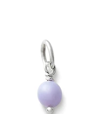 James Avery Sterling Silver Glass Bead Enhancer Charm