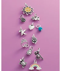 James Avery Sterling Silver Glass Bead Enhancer Charm