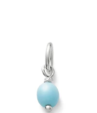 James Avery Sterling Silver Glass Bead Enhancer Charm