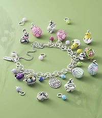 James Avery Sterling Silver Glass Bead Enhancer Charm