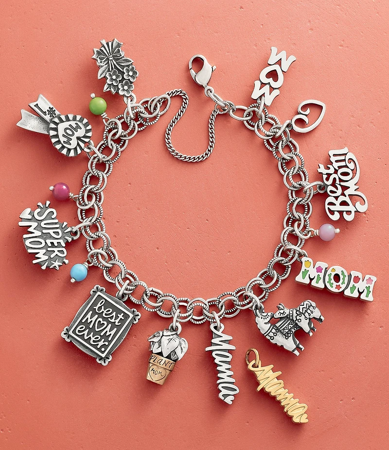 James Avery Sterling Silver Glass Bead Enhancer Charm