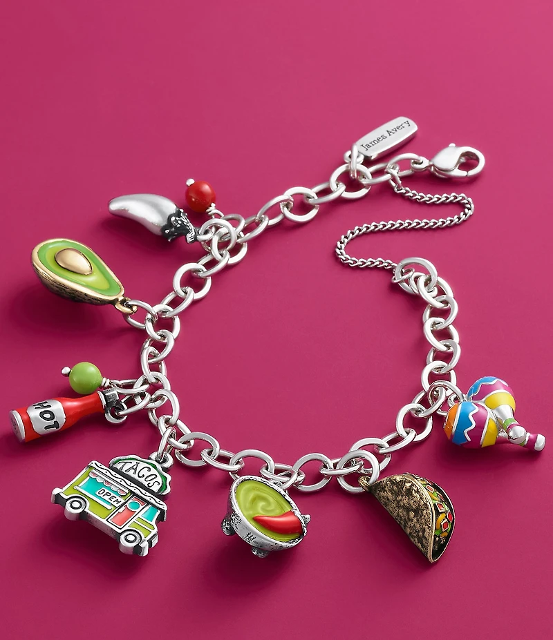 James Avery Sterling Silver Glass Bead Enhancer Charm