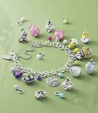 James Avery Sterling Silver Glass Bead Enhancer Charm