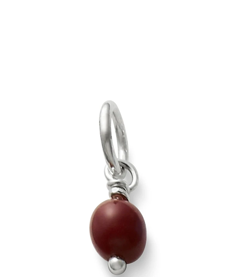James Avery Sterling Silver Glass Bead Enhancer Charm