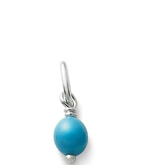 James Avery Sterling Silver Glass Bead Enhancer Charm