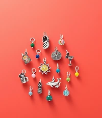 James Avery Sterling Silver Glass Bead Enhancer Charm