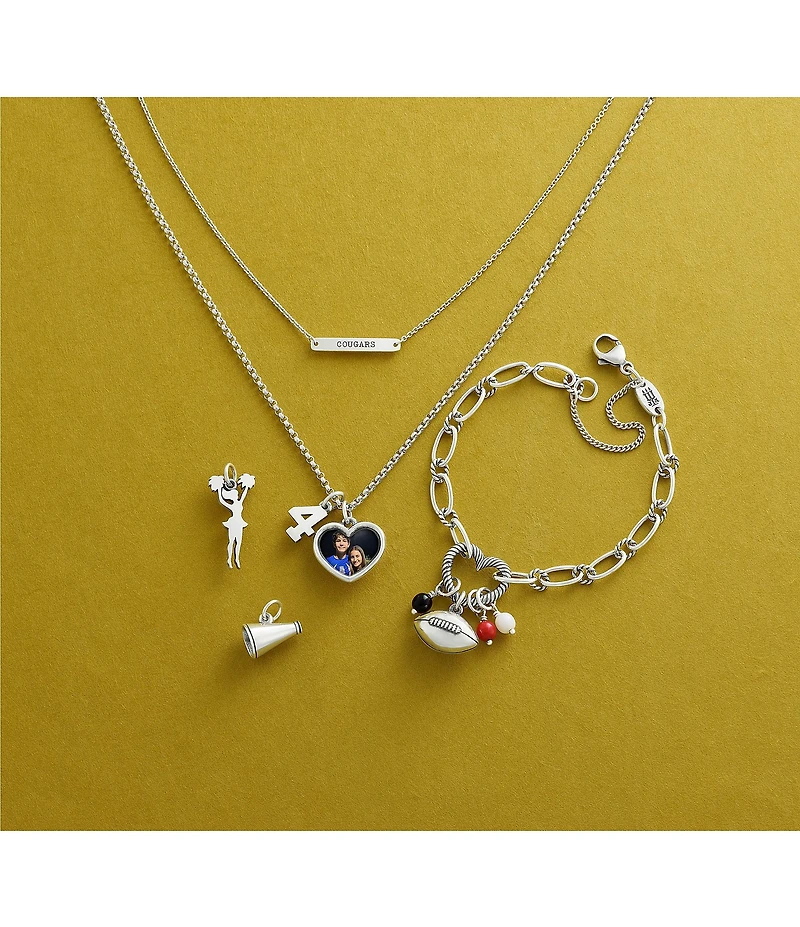 James Avery Sterling Silver Glass Bead Enhancer Charm