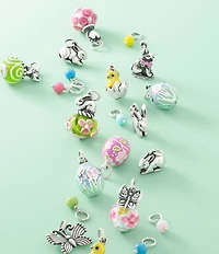 James Avery Sterling Silver Glass Bead Enhancer Charm