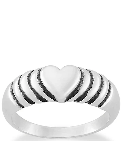 James Avery Sterling Silver Heart Hug Ring