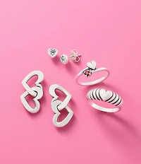 James Avery Sterling Silver Heart Hug Ring