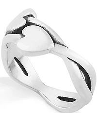 James Avery Sterling Silver Hearts Entwined Band Ring