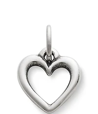 James Avery Sterling Silver Open Wire Heart Charm