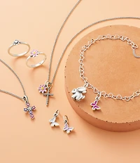 James Avery Sterling Silver Petite Elegant Cross Faith Charm