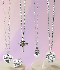 James Avery Sterling Silver Sacred Heart Pendant Necklace
