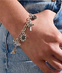 James Avery Sterling Silver Script Initial Bracelet or Necklace Charm