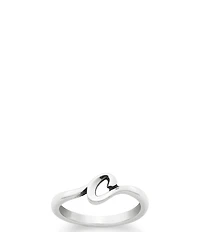 James Avery Sterling Silver Script Initial Ring