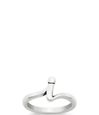 James Avery Sterling Silver Script Initial Ring