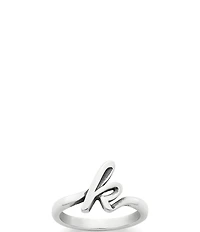 James Avery Sterling Silver Script Initial Ring