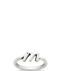 James Avery Sterling Silver Script Initial Ring
