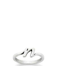 James Avery Sterling Silver Script Initial Ring