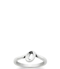 James Avery Sterling Silver Script Initial Ring