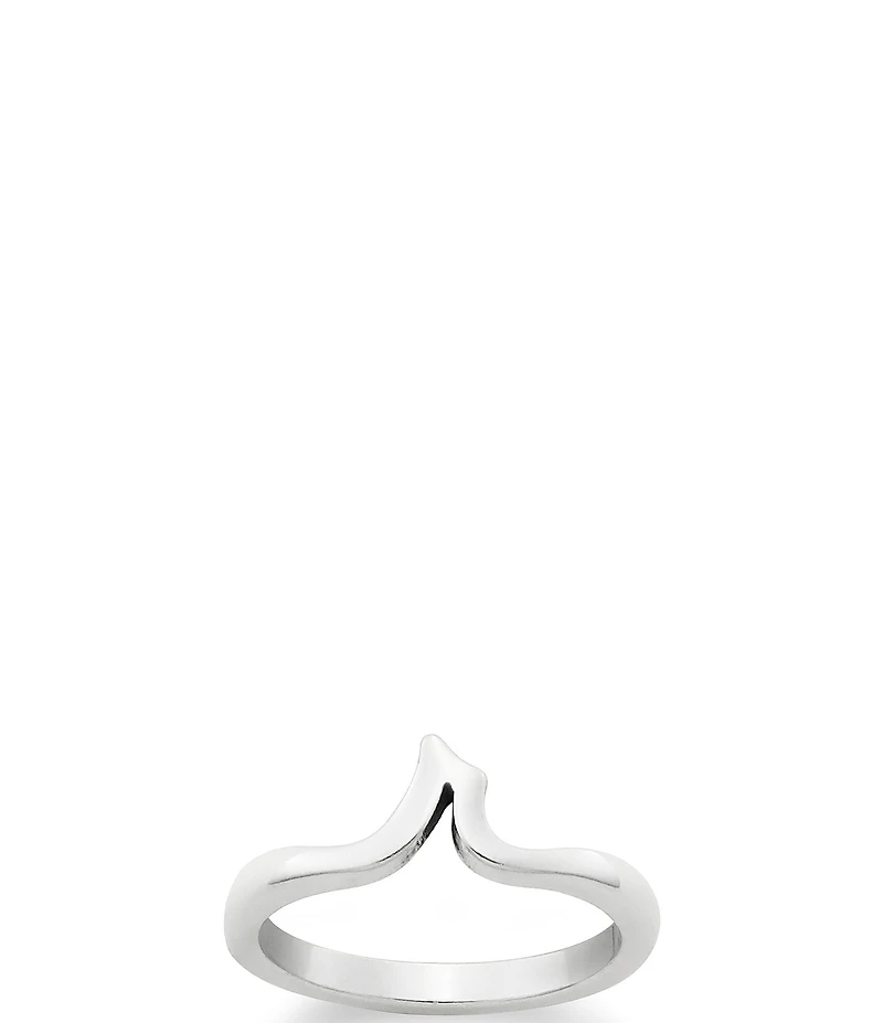 James Avery Sterling Silver Script Initial Ring