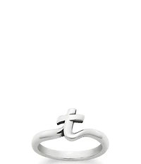 James Avery Sterling Silver Script Initial Ring