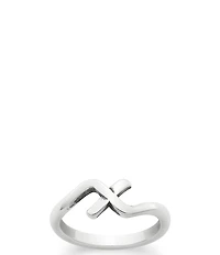 James Avery Sterling Silver Script Initial Ring