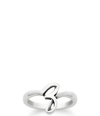 James Avery Sterling Silver Script Initial Ring