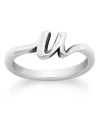 James Avery Sterling Silver Script Initial Ring