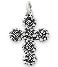 James Avery Sunflower Cross Charm