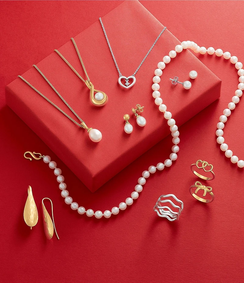 James Avery Teardrop Cultured Pearl Charm