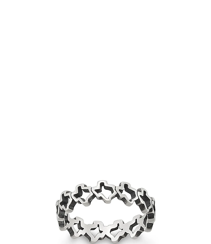 James Avery Texas Novelty Stacker Band Ring