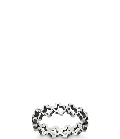 James Avery Texas Novelty Stacker Band Ring