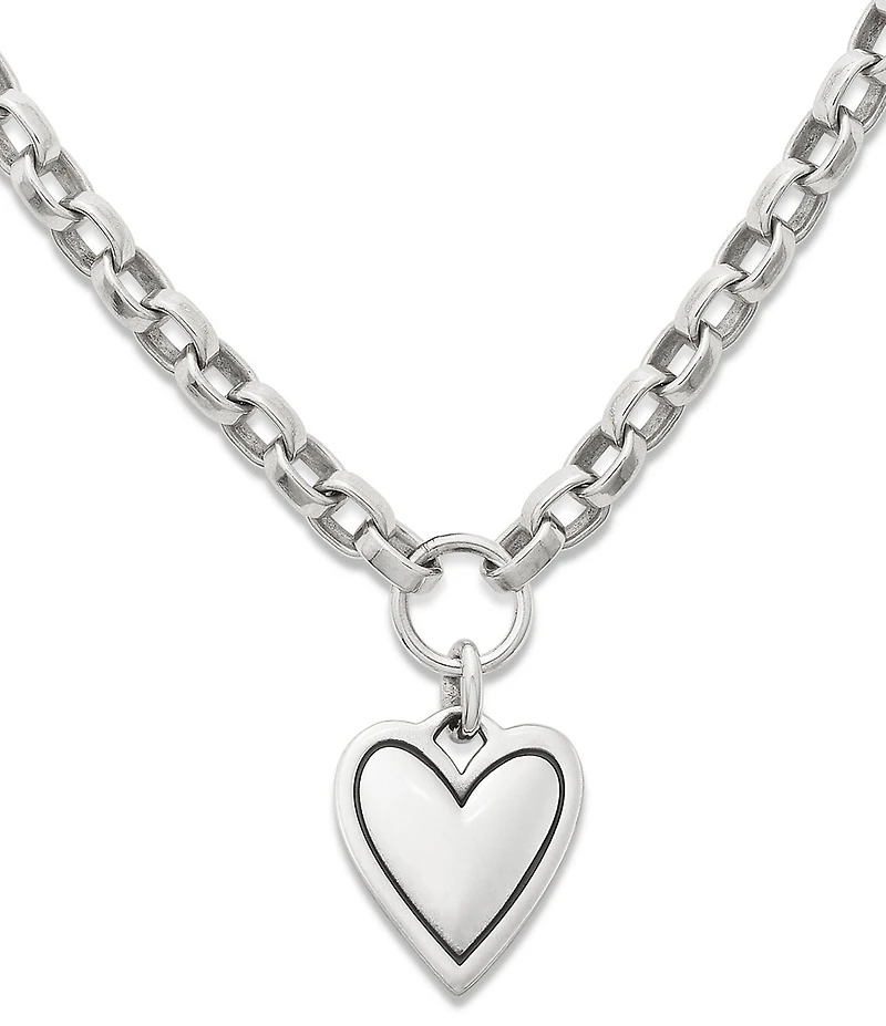 James Avery Timeless Heart Pendant Necklace