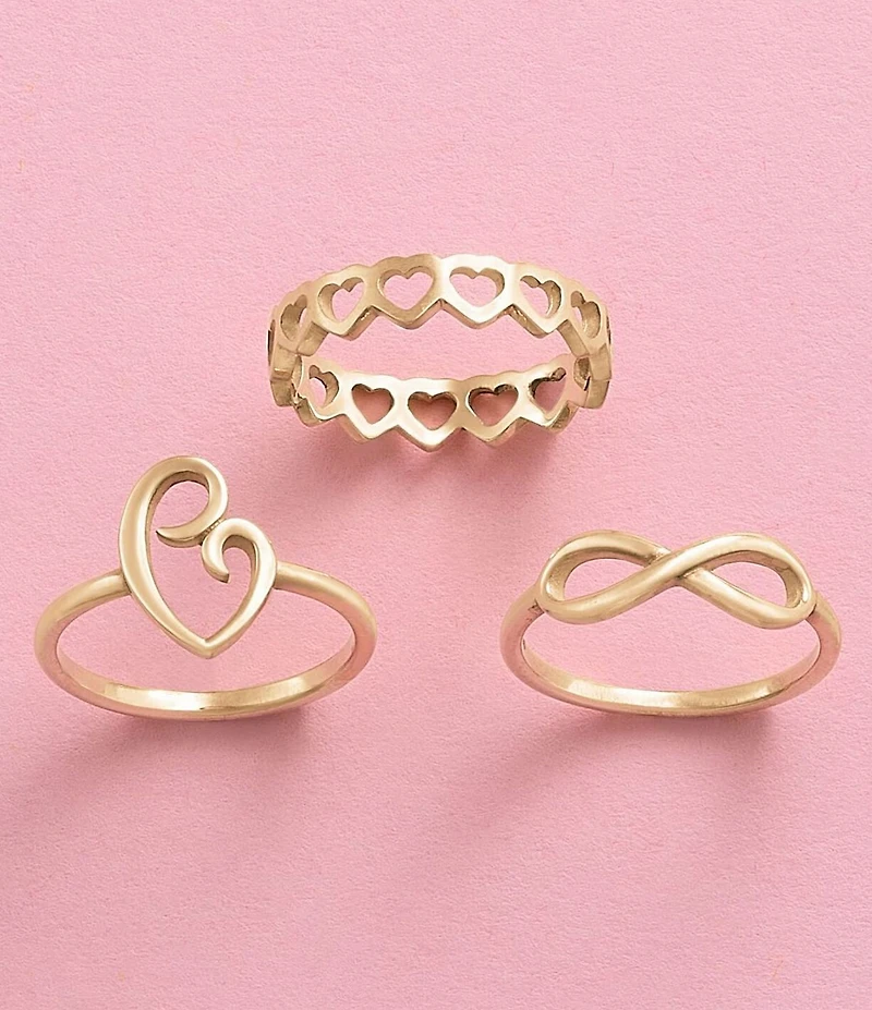 James Avery 14K Tiny Hearts Band