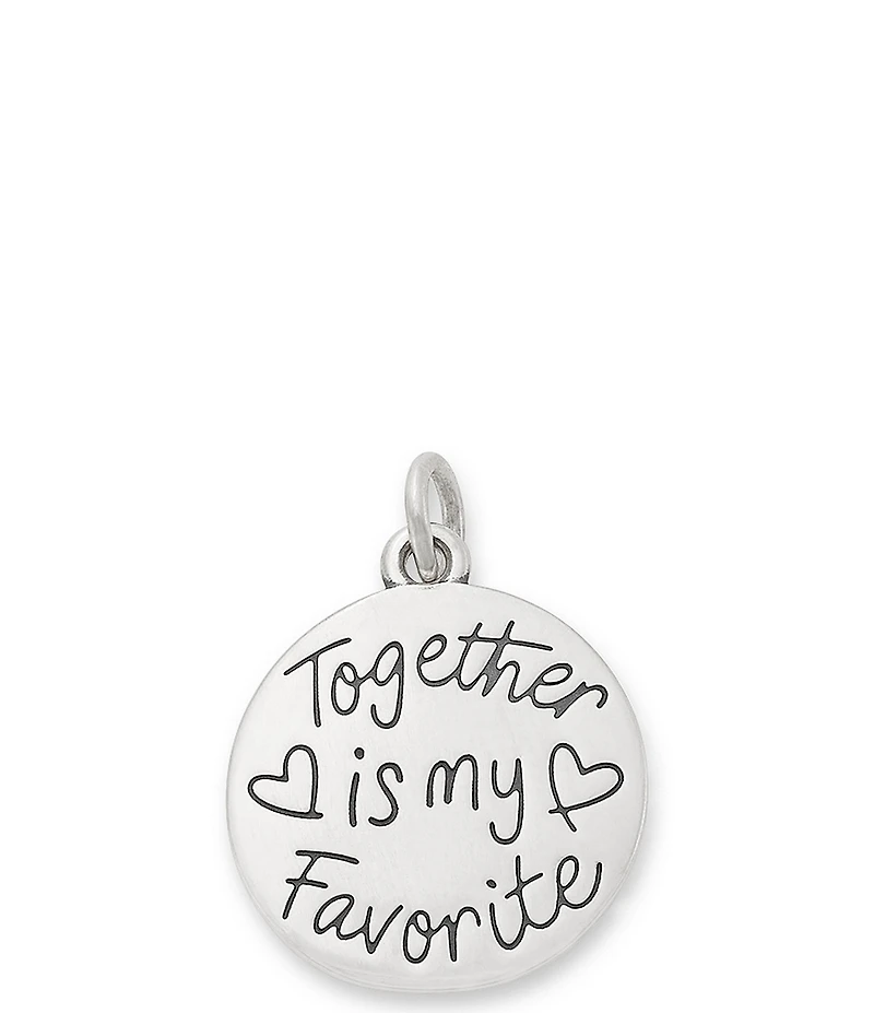 James Avery Together Is My Favorite Place To Be Charm