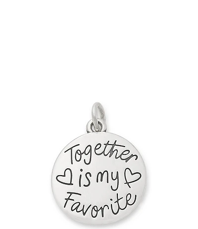James Avery Together Is My Favorite Place To Be Charm