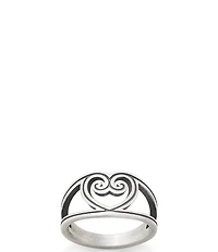 James Avery Traced Lines Heart Band Ring