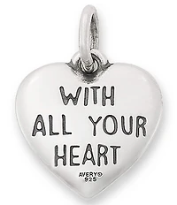 James Avery Trust In The Lord Heart Charm