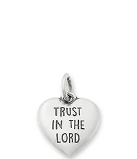 James Avery Trust In The Lord Heart Charm